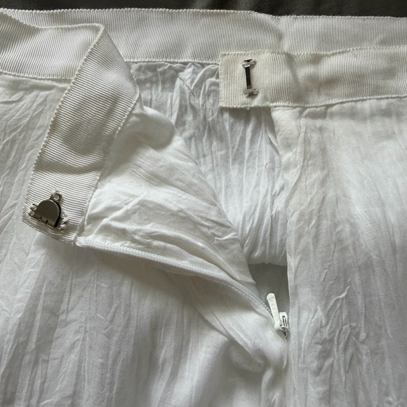 Lauren Ralph Lauren Tiered Cotton Maxi Skirt 10 White Boho Cottagecore Romantic - Picture 14 of 14